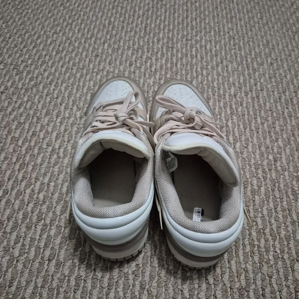 Nike Dunk Low Twist Sanddrift Tan Pink Oxford DZ2794-102 Women's Size 9